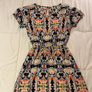 Multi-colored, patterned dress — Size: S — great Condition — Brand: My Beloved